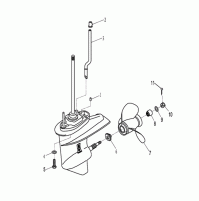 LOWER CASING & DRIVE II - 2 Strock for T25T30A
